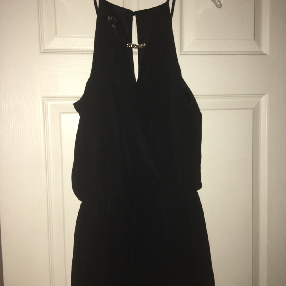 BCX Black Dressy Romper